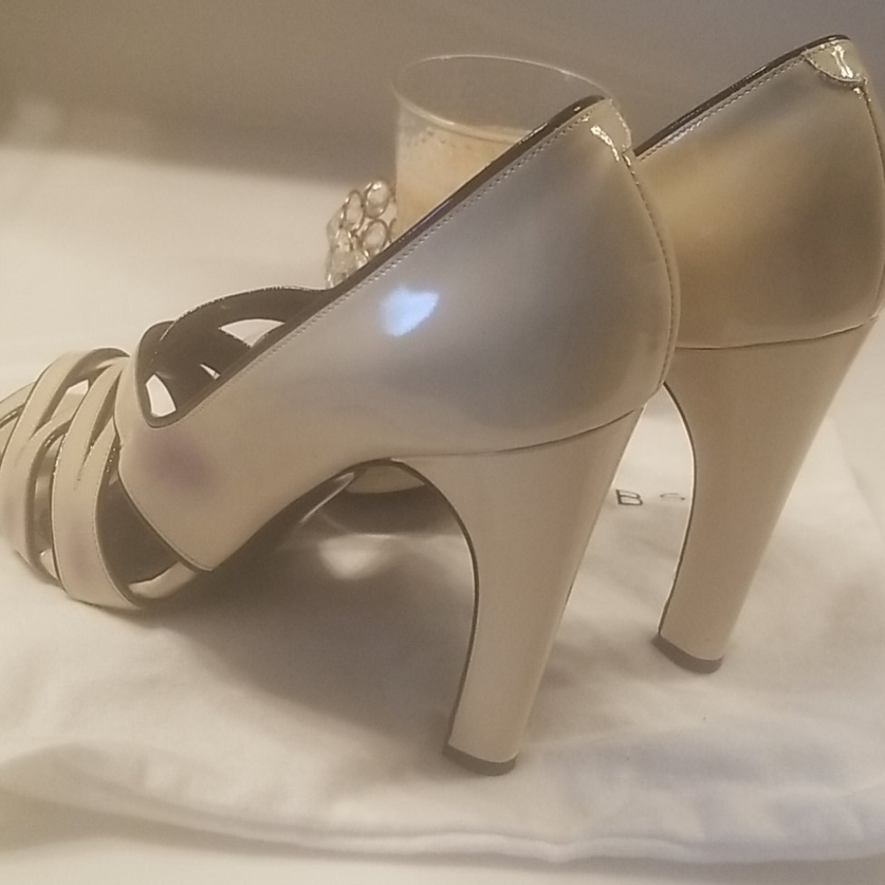 Marc Jacobs Keyton Ricoperto Open Toe Heels - Picture 3 of 4
